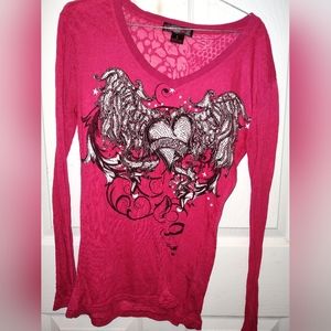 Rock and Roll Cowgirl top. Size large. Excellent condition